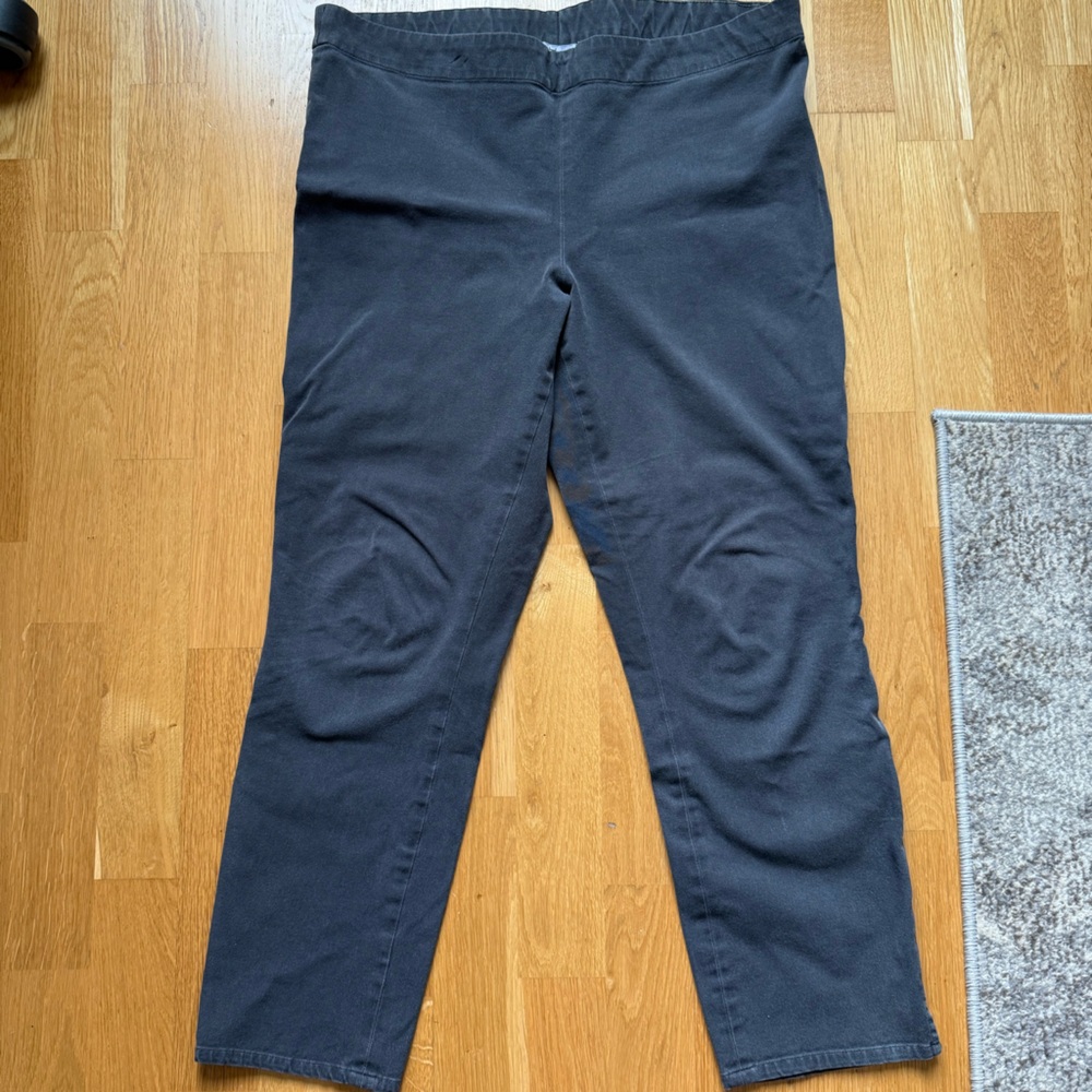 H by Halston Women's Dark Grey Cropped Pants